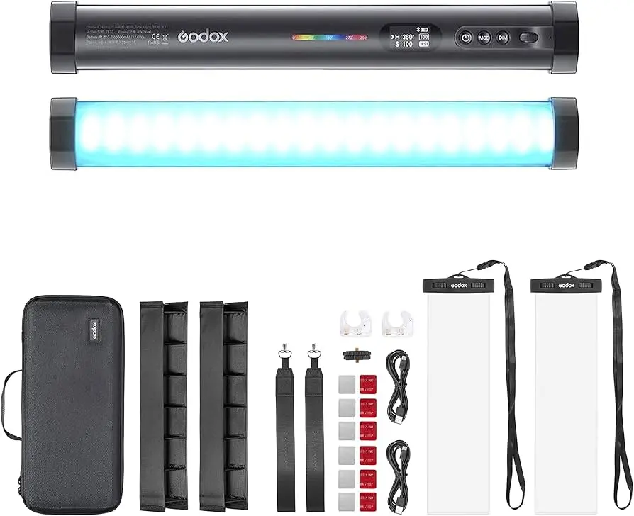 Godox TL30 K2 RGB LED Tube Light Dual Kit
