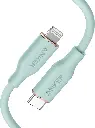 Anker PowerLine III Flow USB-C With Lightning Connector (GREEN, 3FT 0.9m) A8662H61