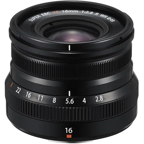 FUJIFILM XF 16mm f/2.8 R WR Lens (Black)  