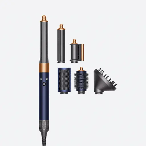 [5025155108772] Dyson HS05 Airwrap Complete Long Volumise Multi-Styler & Dryer - Prussian Blue & Rich Copper