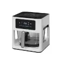 Porodo LifeStyle 5L Glass Pot Air Fryer White PD-LFGPAF5L-WH