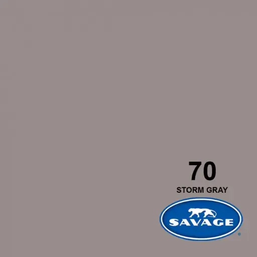 [731409570121] Savage Widetone Seamless Bacdrop Paper Background Approx 2.75x11Mtr 107x12YDS (Storm Gray) 70-12