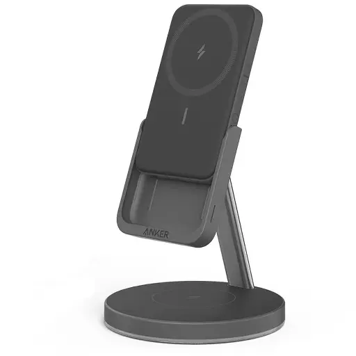 [194644079482] Anker 633 MagGo 2in1 Magnetic Wireless Charger with 5000mAh Detachable Portable Charger B25A7211