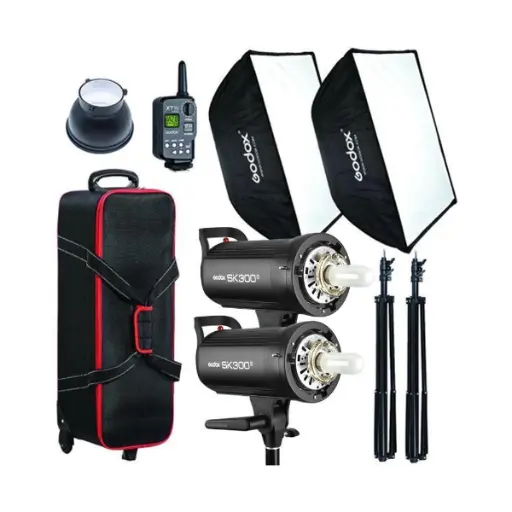 [6952344216514] Godox SK300II-E 2-Light Studio Flash Kit