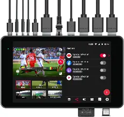 YoloLiv YoloBox Pro Portable Multi-Camera Encoder Streamer Switcher Monitor Recorder