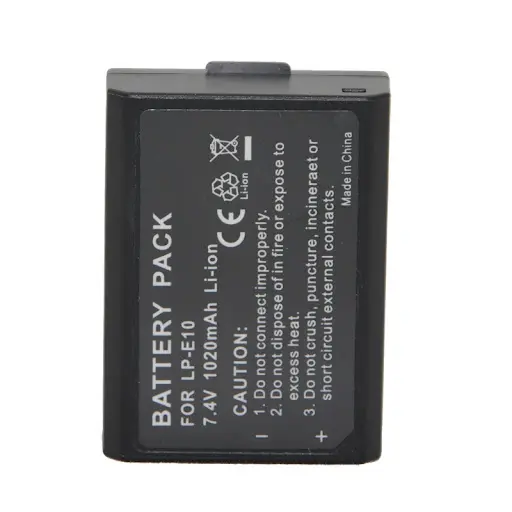 [LP-E10BATT] Vipesse LP-E10 7.2v 14.4Wh 2000mAh Rechargeable Li-ion Camera Battery Pack for Canon