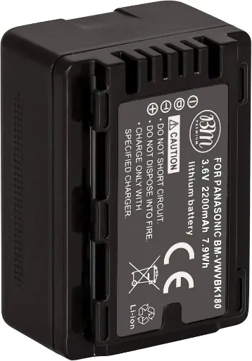 [VP-VBK180B] Vipesse VBK180 Rechargeable Battery for Panasonic