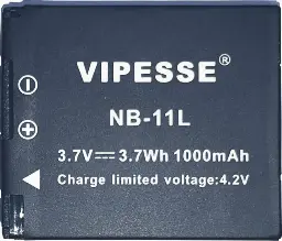 Vipesse NB-11L 3.6V 680mAh Rechargeable Battery for Canon
