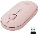 Logitech Pebble M350 Wireless Mouse Pink 910-005717