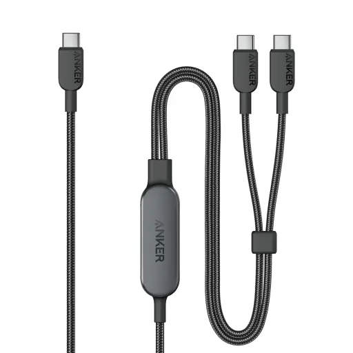 [194644035792] Anker 2in1 4Ft 140w USB-C to USB-C Cable A8895H11