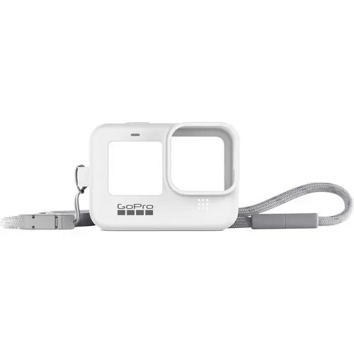 [818279025477] GoPro Sleeve + Lanyard for HERO9/HERO10/HERO11 Black (White) ADSST-002