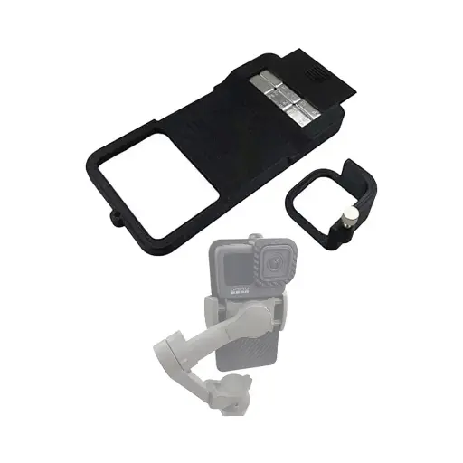 [Handheld Gimbal Adapter] Handheld Gimbal Adapter for GoPro Hero 9 Black Camera Switch Mount Plate Adapter for DJI Osmo Mobile 4 3 Connect with Gopro 9