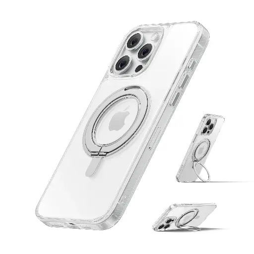 [194644206291] Anker MagGo iPhone 16 Pro Magnetic Case Clear with 360° Ring Stand A90H1H0A