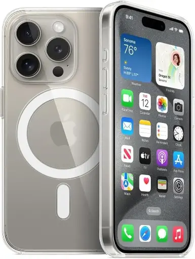 [194644158095] Anker MagSafe Clear Case for iPhone 15 Pro A90A7H01
