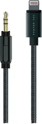 Powerology 1.2m Aluminum Braided Lightning to 3.5mm Audio Cable P12LAUGY