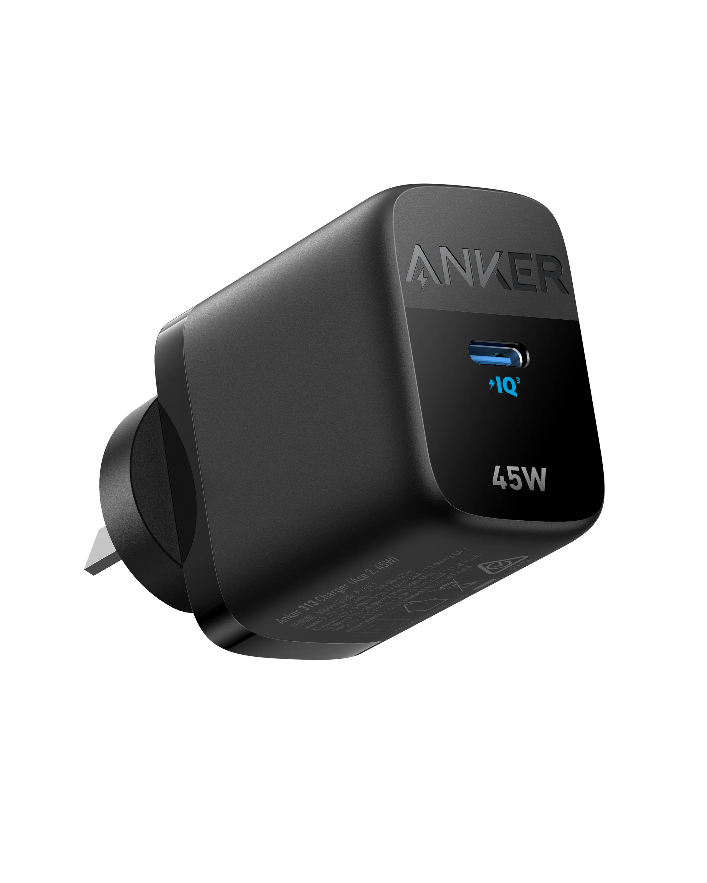 Anker 313 Ace 2 45w SuperFast Charging 2.0 Charger Black A2643K11