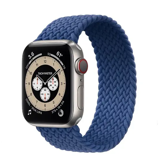 [8508834571205] Greatcase Fabric Watch Band 42/44mm Blue