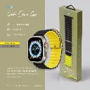 Pawa London Ocean Watch Strap 42/44/45/49mm Black Yellow PW-WLLOIW-BKYL