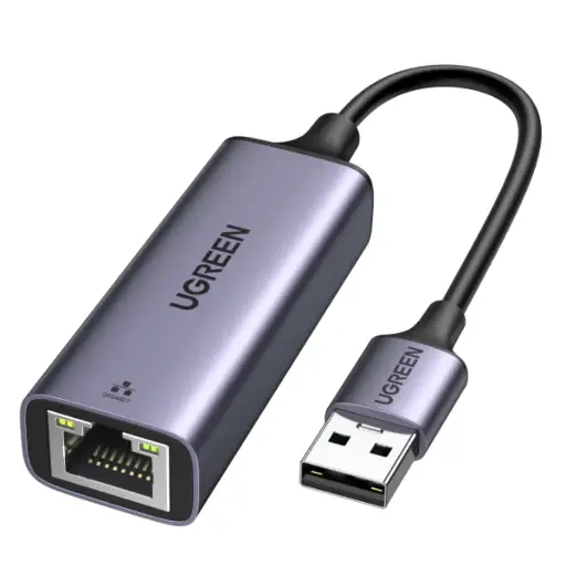 [6957303859221] UGreen CM209 USB to RJ45 Ethernet Adapter Aluminum Case 50922