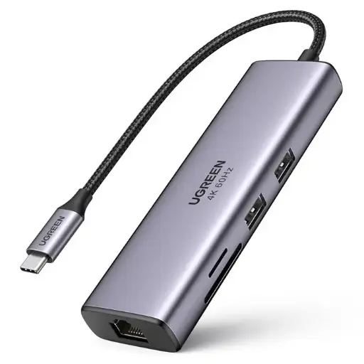 [6957303865154] Ugreen CM512 7in1 USB-C Multi-functional Adapter with Ethernet Interface 60515