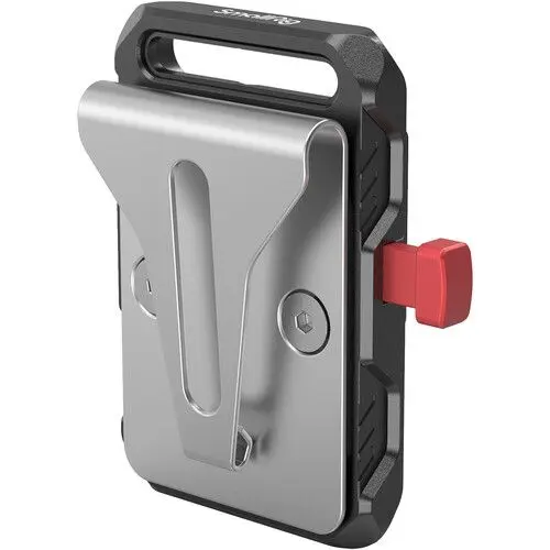 [6941590003689] SmallRig Mini V-Lock Battery Plate with Belt Clip 2990