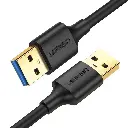UGreen US128 USB-A 3.0 Male To Male Cable 1 Meter 10370
