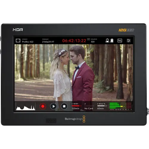 [9338716006438] Blackmagic Design Video Assist 7" 12G-SDI/HDMI HDR On Camera Recording Monitor HYPERD/AVIDA12/7HDR