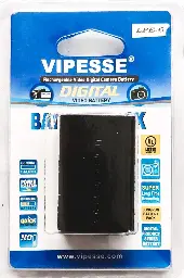 Vipesse LP-E6 7.2v 13Wh 1800mAh Rechargeable Li-ion Camera Battery Pack for Canon