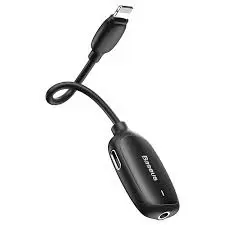 [6953156288416] Baseus 3 in 1 iP Male to Dual iP and 3.5mm Female Adapter L51 CALL51-01