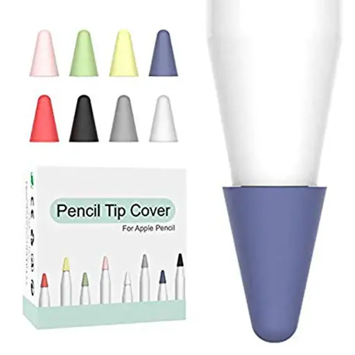 Silicone Pencil Nib/Tip Protector Cap - 8 Pcs