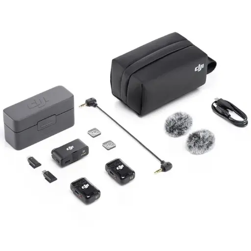 [6941565971364] DJI Mic 2 Wireless Microphone Kit - (2 TX + 1 RX + Charging Case) DJI-MIC200