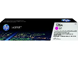 HP 126A Magenta Original LaserJet Toner Cartridge, CE313A