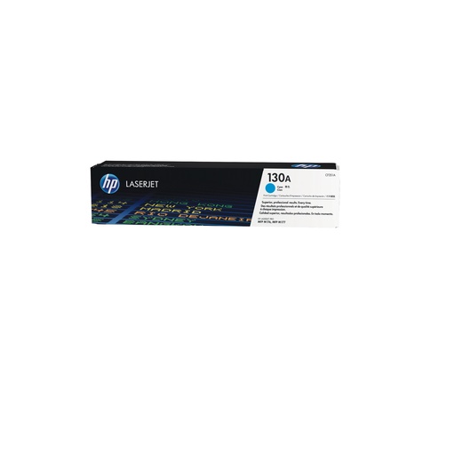 HP 130A Cyan Original LaserJet Toner Cartridge, CF351A