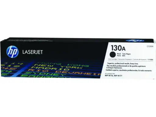 HP 130A Original LaserJet Toner Cartridge, CF350A