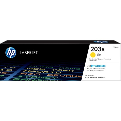 [190781107101] HP 203A Yellow Original LaserJet Toner Cartridge CF542A