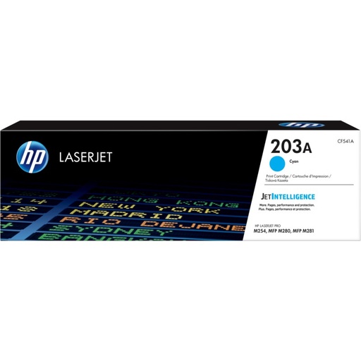 [190781107095] HP 203A Cyan Original LaserJet Toner Cartridge CF541A