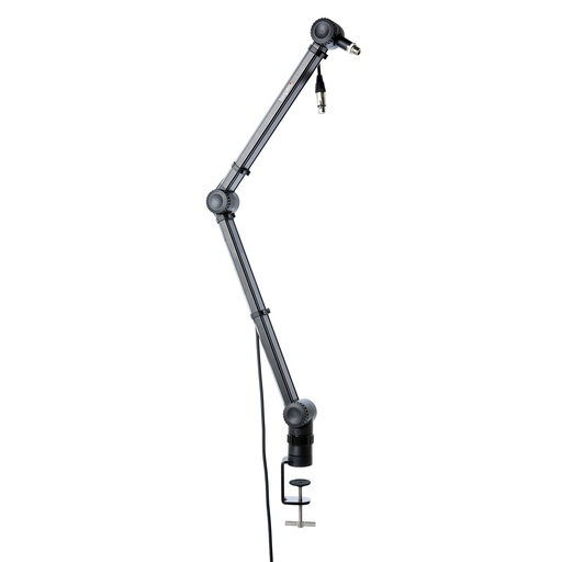 [656272971267] Bespeco MSRA20 Aluminium Broadcast Mic Arm with Desk Mount Clamp