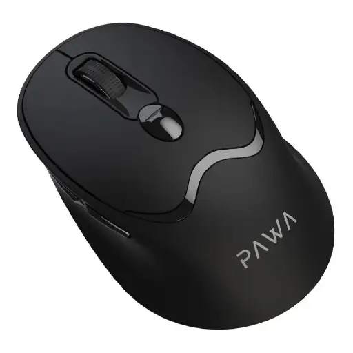 [6476971390398] Pawa 6D Wireless Mouse with Side Buttons and Auto Sleep Function PW-VM6D16DP-BK