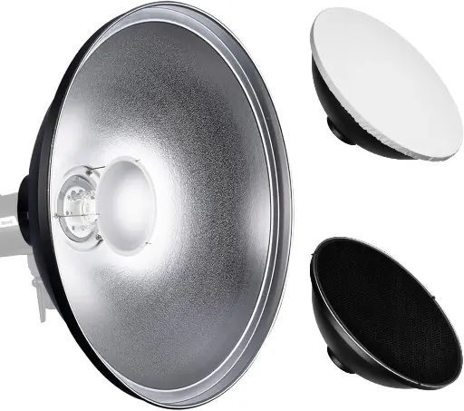 [FBDS55CM] Focus Professional Beauty Dish Silver (55cm)