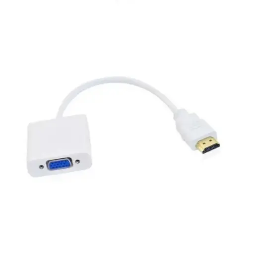 [HDMI-VGA-ADAP] Kongda HDMI to VGA Adapter Male HDMI to VGA Female Converter for PC, Monitor