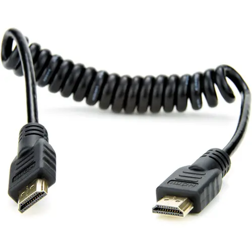 [853815005698] Atomos Coiled HDMI Cable 11.8 to 17.7" 30cm ATOMCAB010
