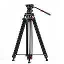 Provision Professional DV-3A Aluminium Video Tripod kit with Fluid Head and Bag PV DV 3A