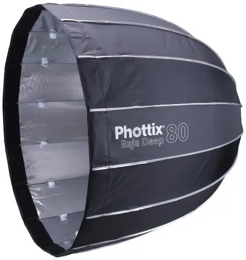 [4894609827245] Phottix Raja Deep 80cm Quick-Folding Softbox PH82724 (Bowens)