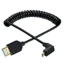 Micro HDMI to HDMI Coiled Cable