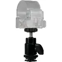 Nanlite Pavotube Transparent Polycarbonate Clip and Mini Ball Head with Hot Shoe Adapter HD-T12+BH