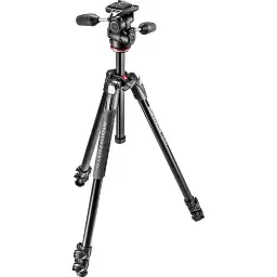 Manfrotto 290 Xtra Aluminium 3-Section Tripod with Head MK290XTA3-3W