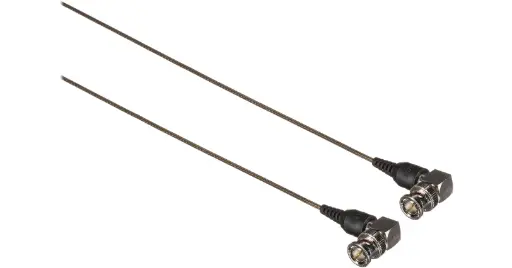 [629266009222] Shape SKI12N Skinny 90° Degree BNC SDI Cable 12-Inch Black