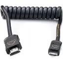 Atomos AtomFLEX Coiled Mini-HDMI to HDMI Cable (12 to 24") ATOM4K60C3