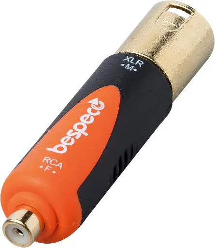 [799804314566] Bespeco Adapter XLR F/Jack Mono F Ø 6.3mm SLAD120