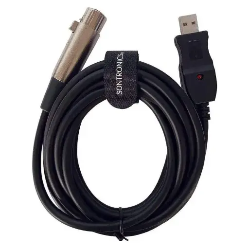 [5060173280727] Sontronics XLR to USB-A Cable for Dynamic Microphones